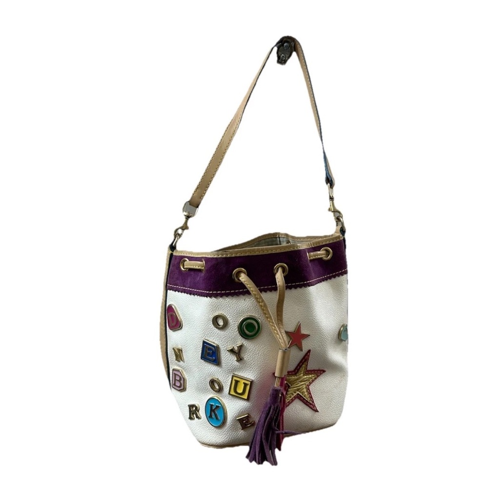 Vintage Y2K Dooney & Bourke Lindsay Lohan Charm #1 Bucket Bag 2004 Glam Chic